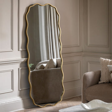 Sloane Leaner Mirror Gold