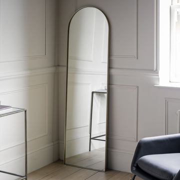 Hurston Arch Leaner Mirror Champagne