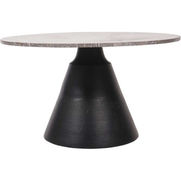 Clifton 2 Charcoal and Dark Travertine Coffee Table