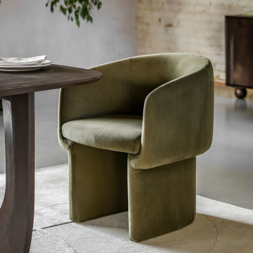 Holm Dining Chair Moss Green