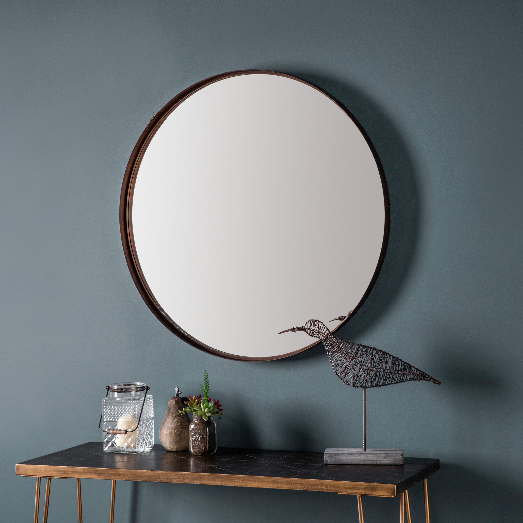 Greystoke Round Mirror
