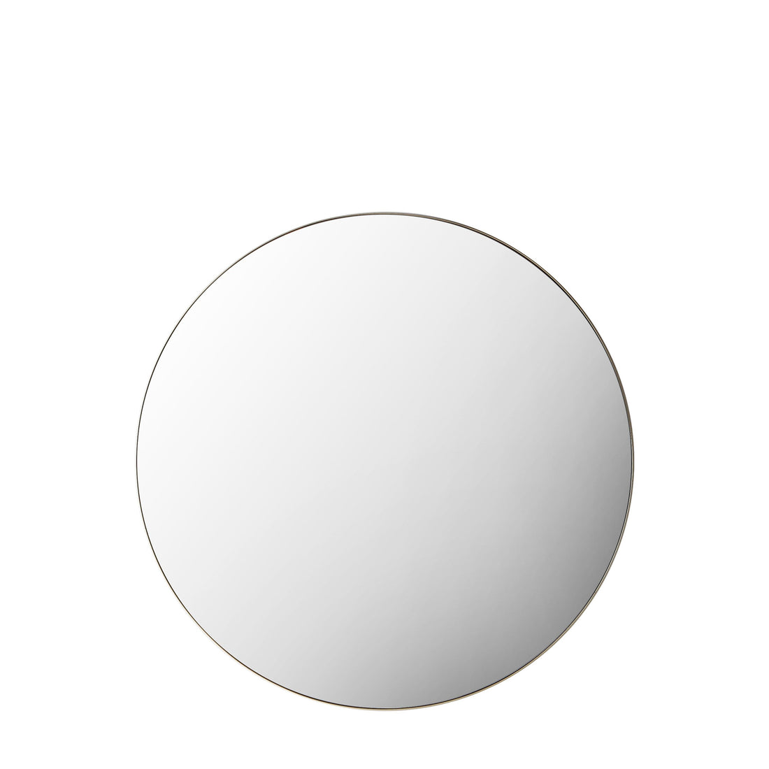 Hayle Mirror Round Gold