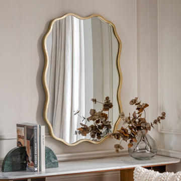 Sloane Rectangle Mirror Gold