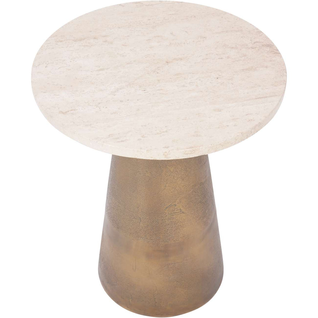 Clifton Side Table Light Travertine