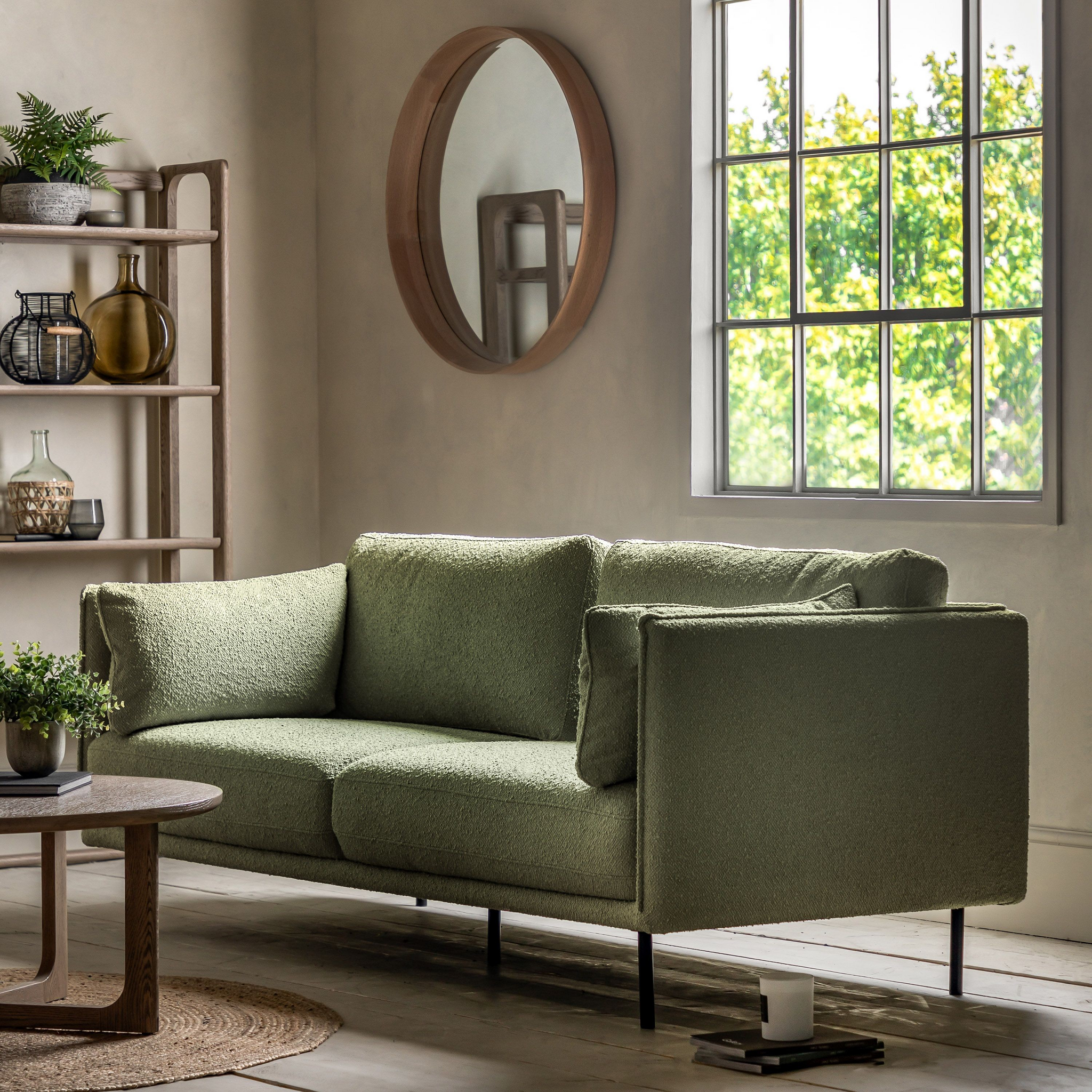 Wigmore Sofa Verdant Green Boucle