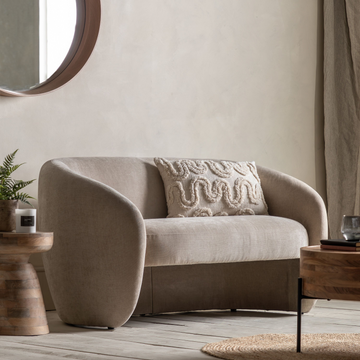 Curvo 2 seater sofa cream