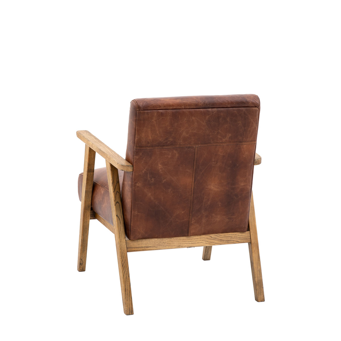 Neyland Armchair Vintage Brown Leather