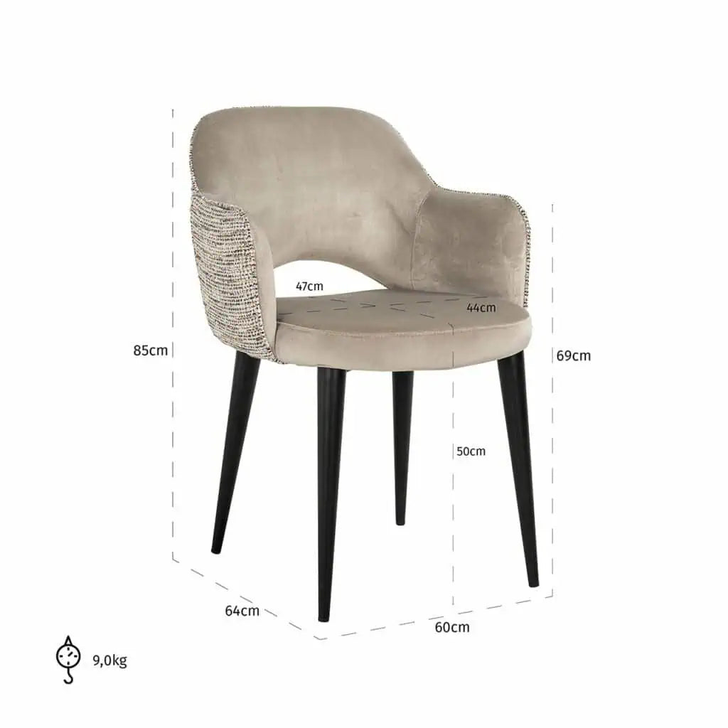 Giovanna Arm Chair quartz