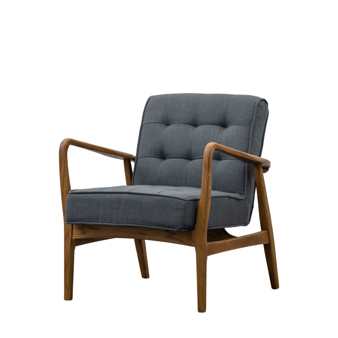 Humber Armchair Dark Grey Linen